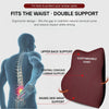 Logo Customizable Memory Foam Car Seat Cushion – Ergonomic Neck & Lumbar Support Set