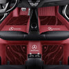 Fully Enveloping Leather Car Floor Mats - Logo Customizable
