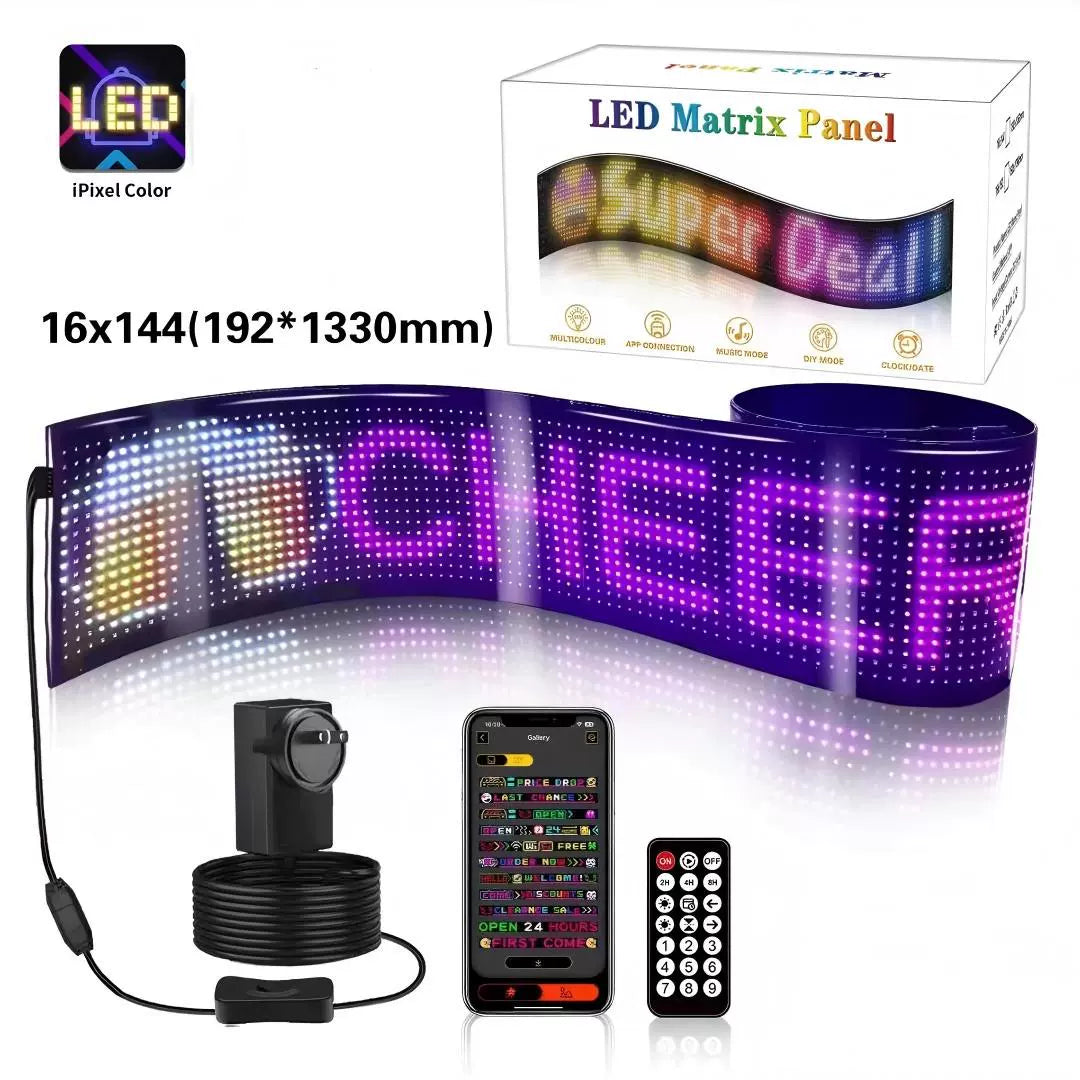 Devil Eyes Light for Cars - Colorful LED Display for Car Windows