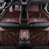 Fully Enveloping Leather Car Floor Mats - Logo Customizable