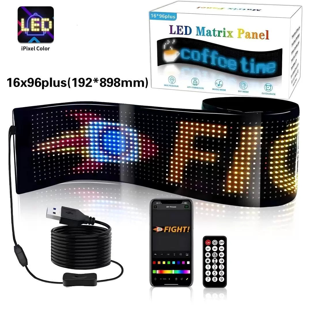 Devil Eyes Light for Cars - Colorful LED Display for Car Windows