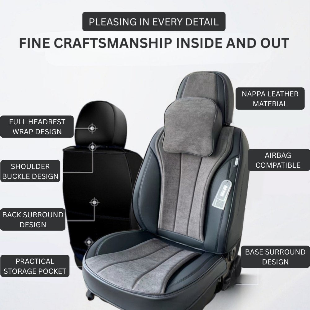 9D All-Inclusive Suede Car Seat Covers