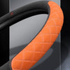 Rivo Suede Steering Wheel Cover – Non-Slip, Breathable, Sweat-Absorbing, 4-Season Universal Fit