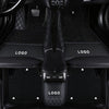 Silas Double-Layer Leather Car Floor Mats with Logo Customizable