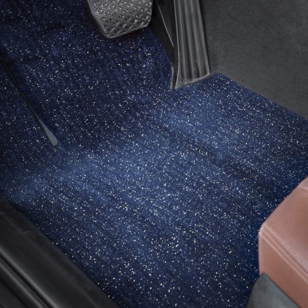 Starlight Car Floor Mat, Gypsophila Style, Easy to Clean