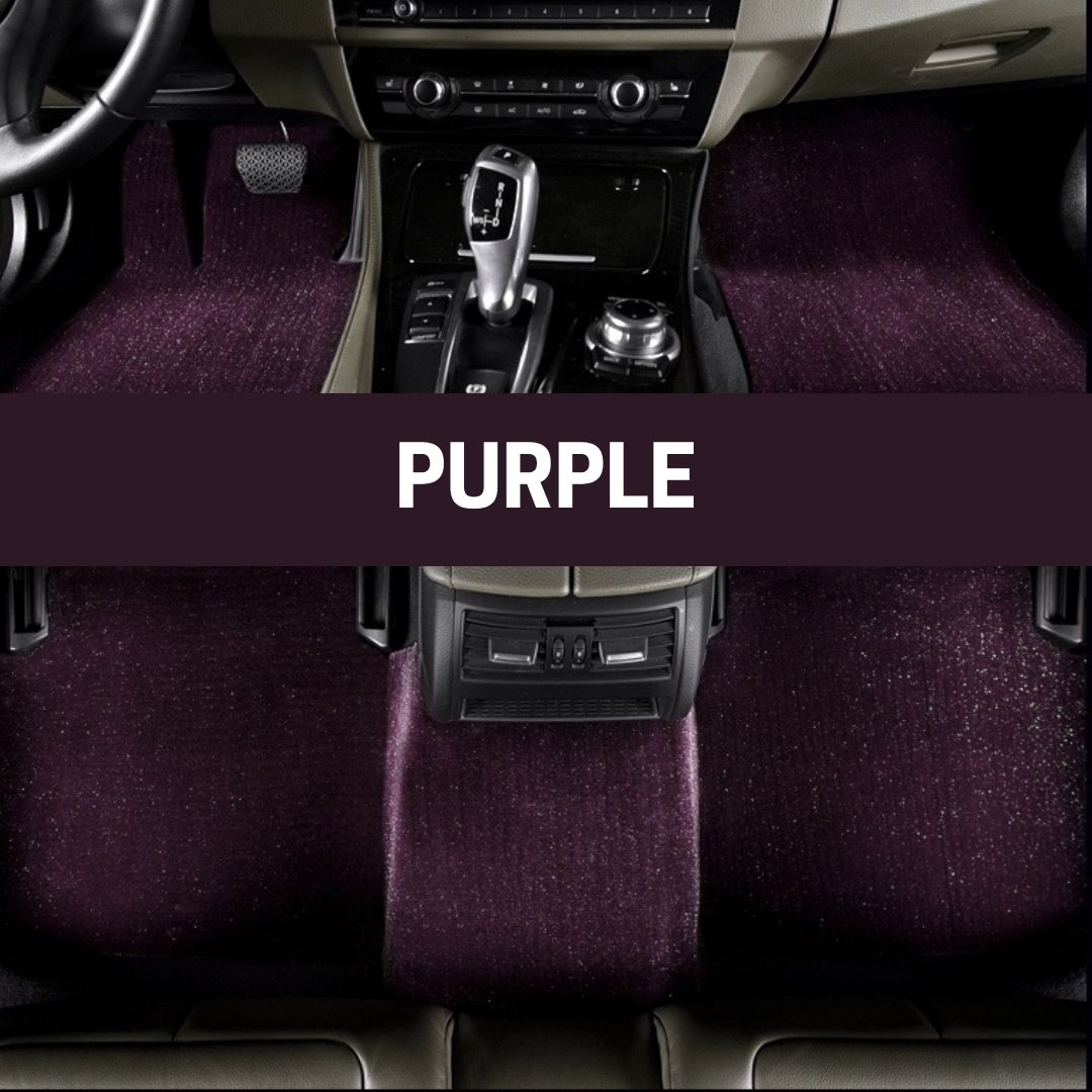 Starlight Car Floor Mat, Gypsophila Style, Easy to Clean