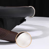 Geni Ultra-thin Steering Wheel Cover | Anti-slip, Sweat-absorbing, Soft Leather Pattern Round Handlebar Cover