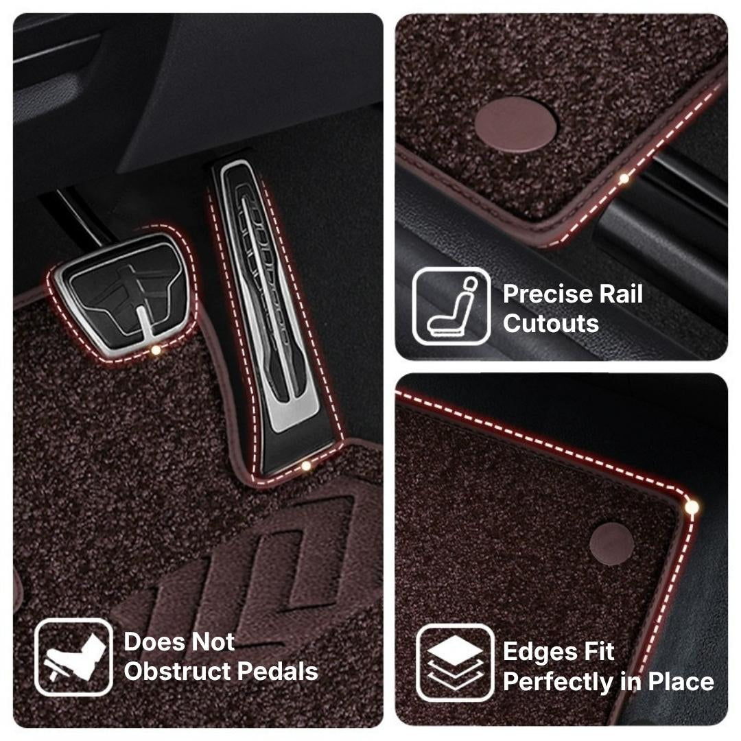 Upper Layer Replacement Suet Car Floor Mats