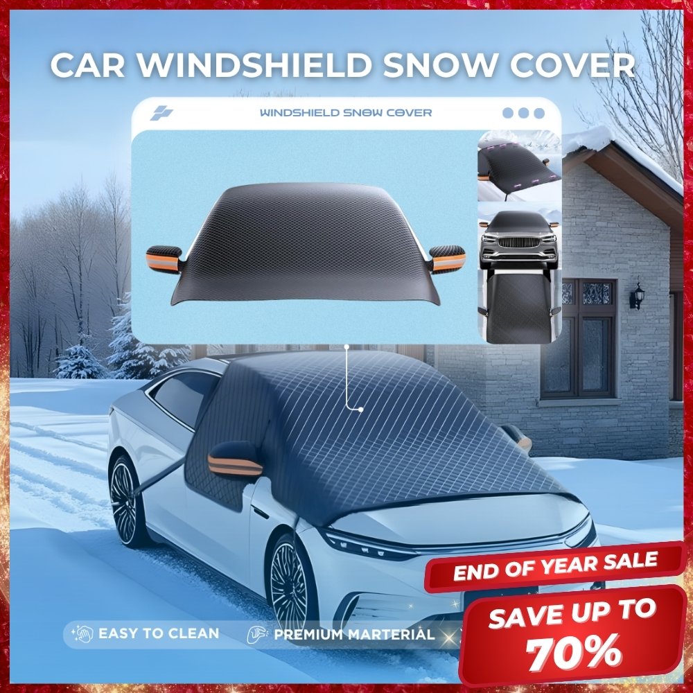 Magnetic Car Windshield Snow Cover - Windshield Cover for Ice and Snow