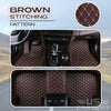 Uk Alexcar Elvie 2023 Heavy Duty Universal Fit Floor Mats For Cars Suvs And Trucks Brown / 2 Seats